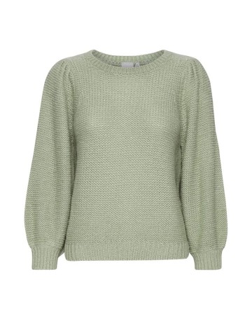 Pulover Ichi, verde, M