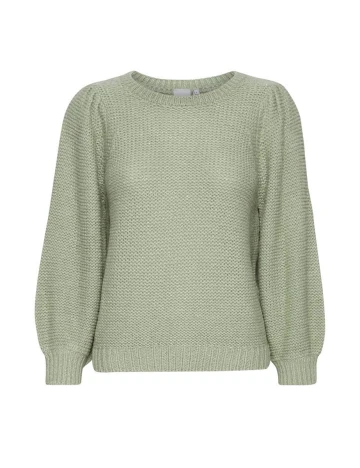 Pulover Ichi, verde, M