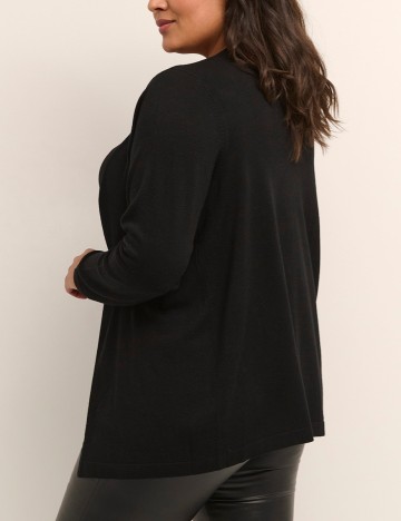 Cardigan Kaffe Curve, negru, L-50/52