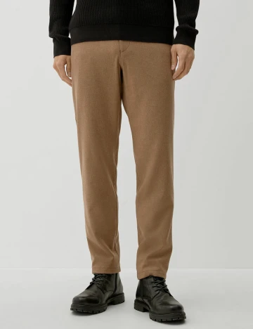 Pantaloni s.Oliver, maro, 50