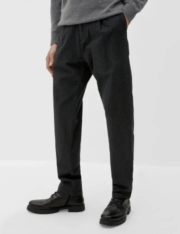 Pantaloni s.Oliver, gri inchis