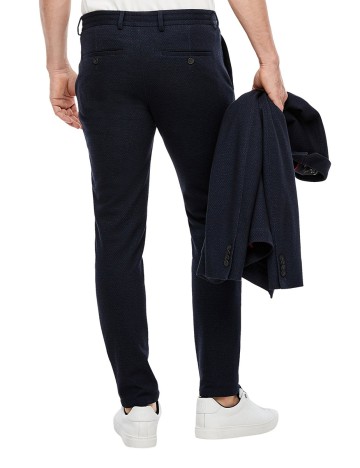 Pantaloni s.Oliver, bleumarin