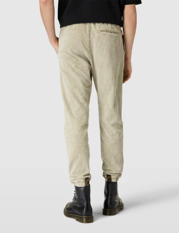 Pantaloni Q/S, bej Crem