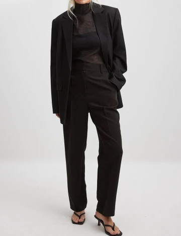 Pantaloni NA-KD, negru Negru