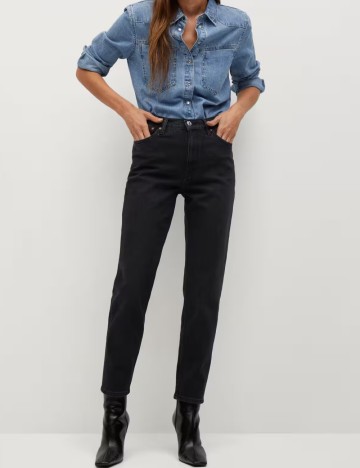 Blugi Mango, negru