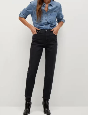 Blugi Mango, negru
