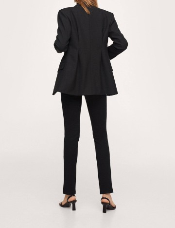 Pantaloni Mango, negru, XS