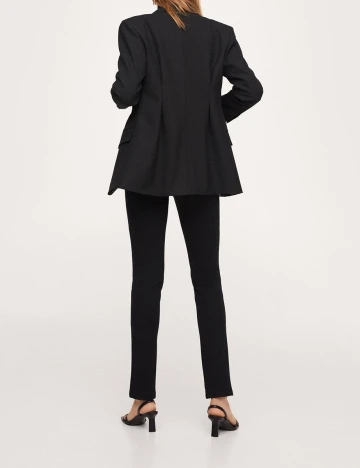 Pantaloni Mango, negru, XS