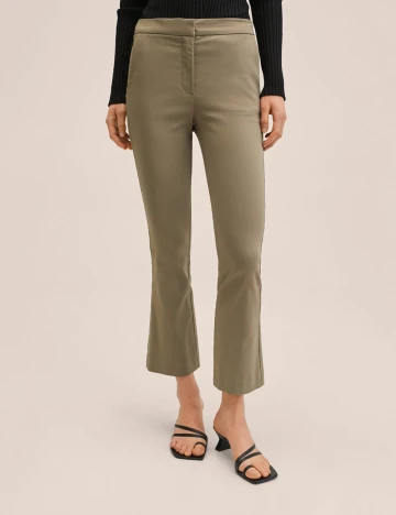 Pantaloni Mango, kaki