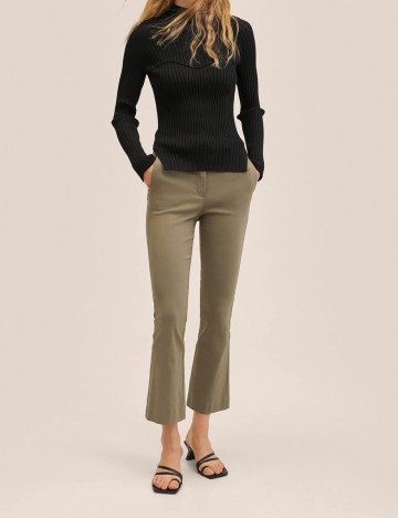 Pantaloni Mango, kaki