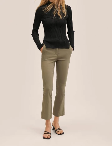 Pantaloni Mango, kaki