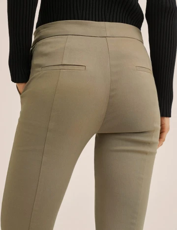 Pantaloni Mango, kaki