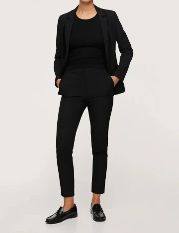 Pantaloni Mango, negru