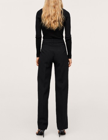 Pantaloni Mango, negru