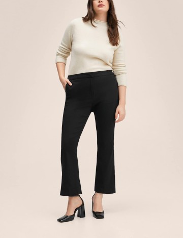 Pantaloni Mango, negru