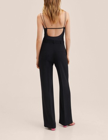 Pantaloni Mango, negru