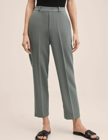 Pantaloni Mango, verde, XL