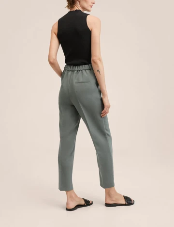 Pantaloni Mango, verde, XL