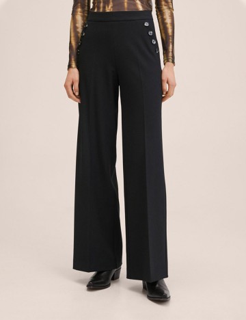 Pantaloni Mango, negru