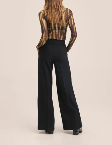Pantaloni Mango, negru