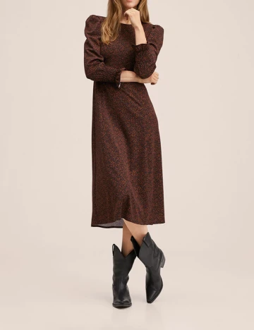 Rochie medie Mango, negru Negru