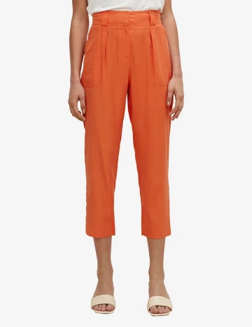 Pantaloni Comma, portocaliu, 34 Portocaliu