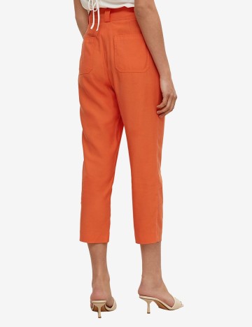 Pantaloni Comma, portocaliu, 34