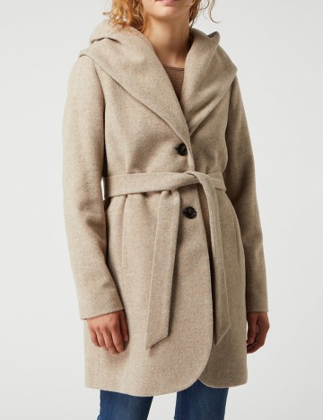 Palton Comma, crem, 36