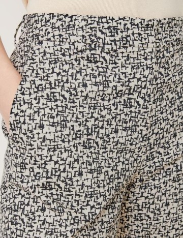Pantaloni s.Oliver, crem, 46