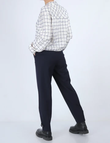 Pantaloni Comma, bleumarin, 34
