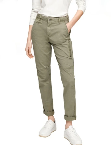 Pantaloni s.Oliver, verde