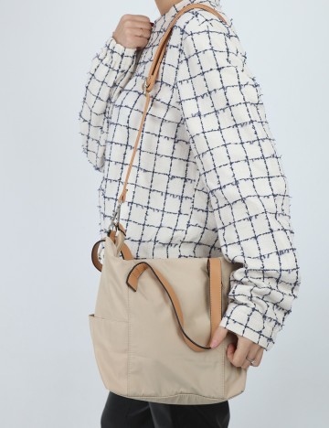 Geanta Tom Tailor, crem