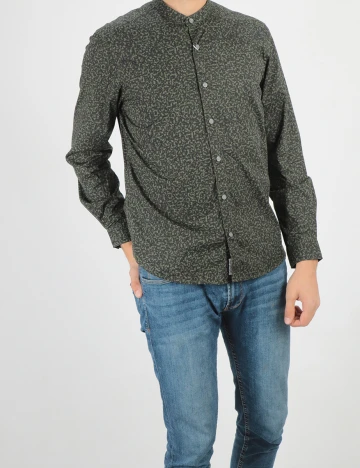 Camasa s.Oliver, verde, M Verde