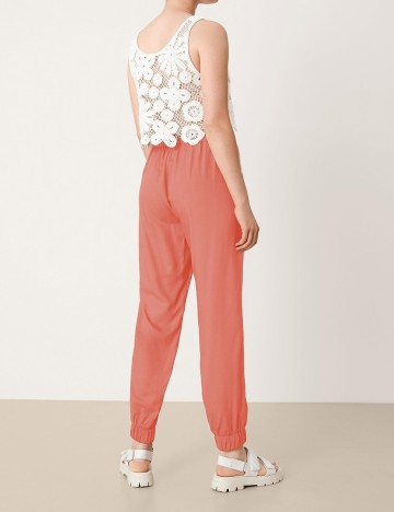 Pantaloni Q/S, somon, 38