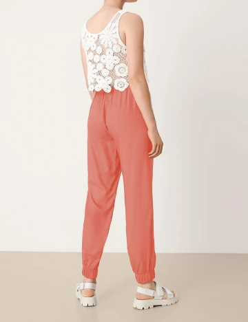 Pantaloni Q/S, somon, 38