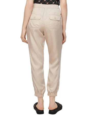 Pantaloni s.Oliver, crem