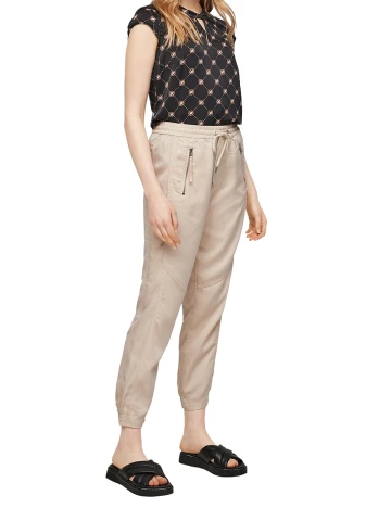 Pantaloni s.Oliver, crem