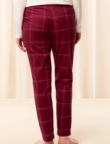 Pantaloni de pijama Triumph, visiniu
