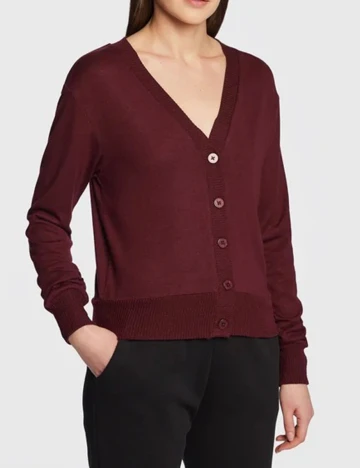 Cardigan Triumph, grena, 40/42 Rosu