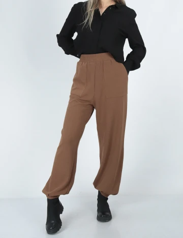 Pantaloni Q/S, maro