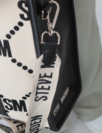 Geanta Steve Madden, crem