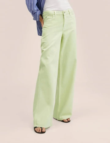 Blugi Mango, verde Verde