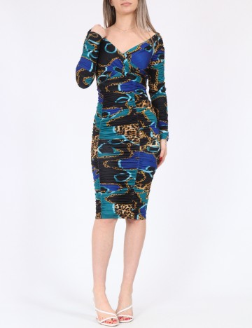 Rochie medie Marciano Guess, mix culori