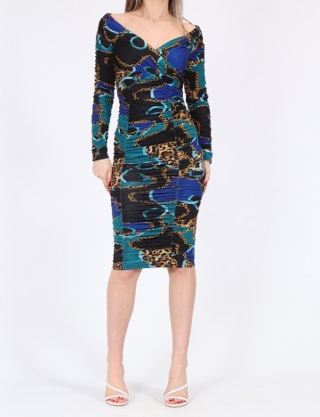 Rochie medie Marciano Guess, mix culori