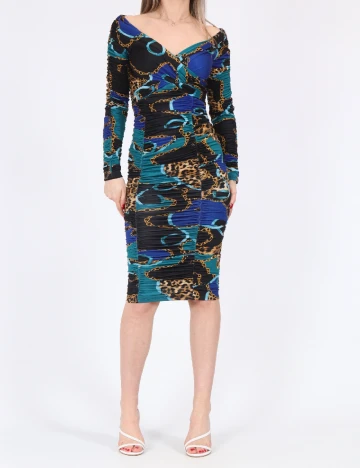Rochie medie Marciano Guess, mix culori