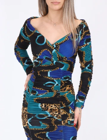 Rochie medie Marciano Guess, mix culori