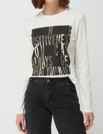 Bluza Q/S, alb, S