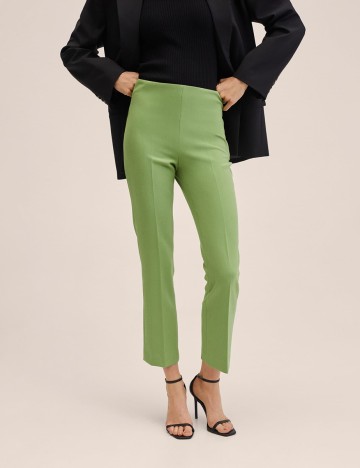 Pantaloni Mango, verde