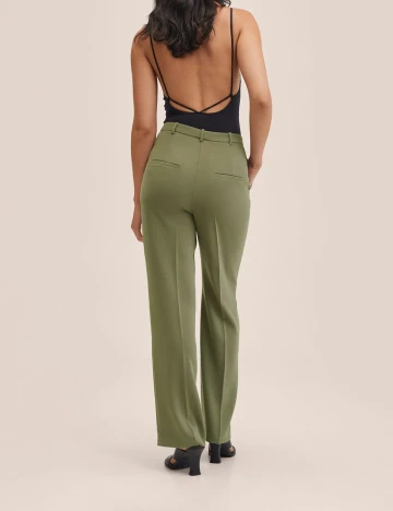 Pantaloni Mango, verde