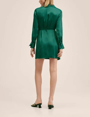 Rochie scurta Mango, verde Verde